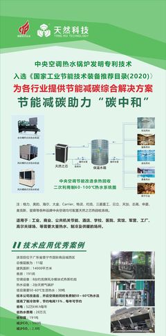 天然科技中央空调热水锅炉,入选2021年广东省节能宣传周节能产品